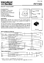 DataSheet IRF730S pdf